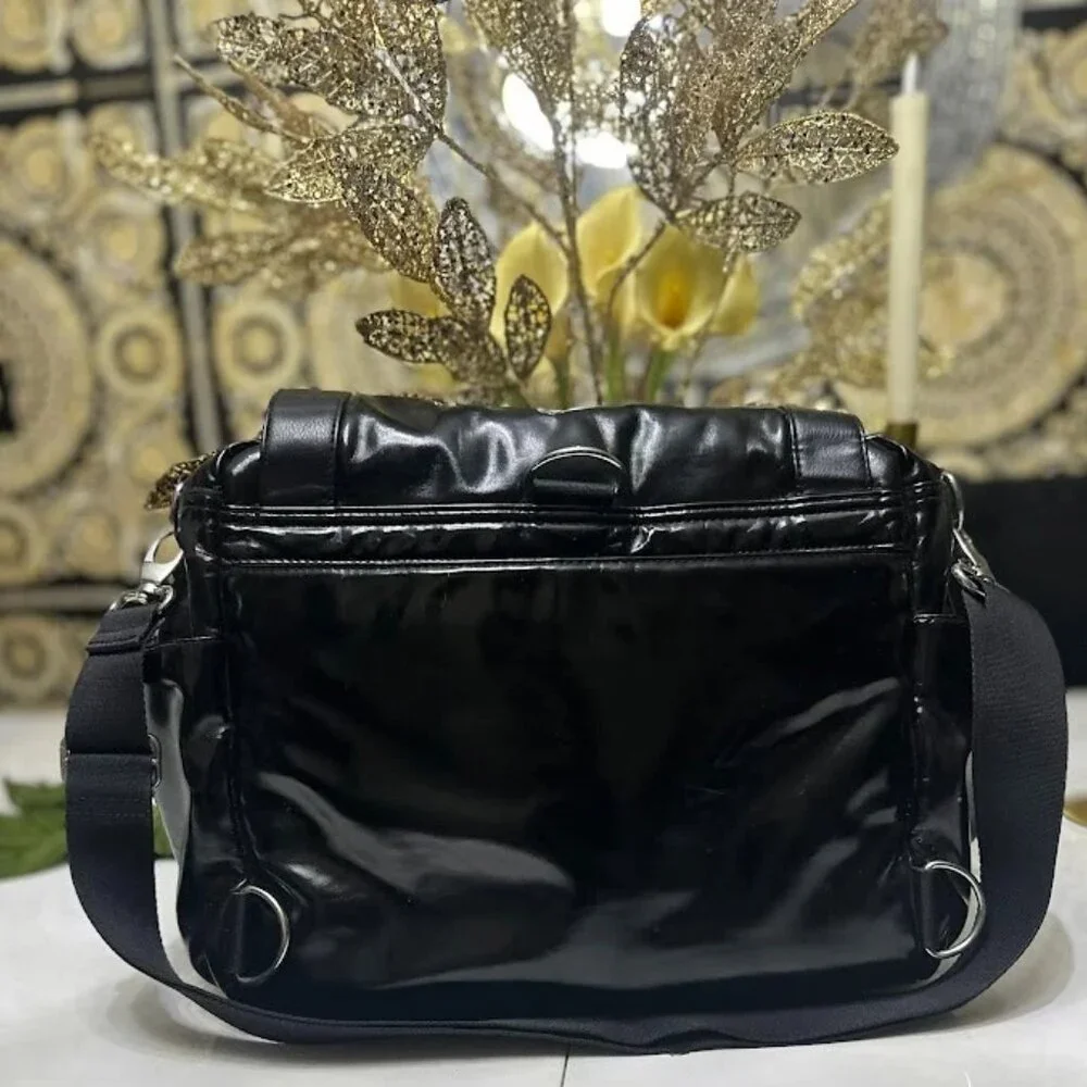Adelina Madelina Diaper Bag & Wipes Case Large Black It's A Breeze Backpack